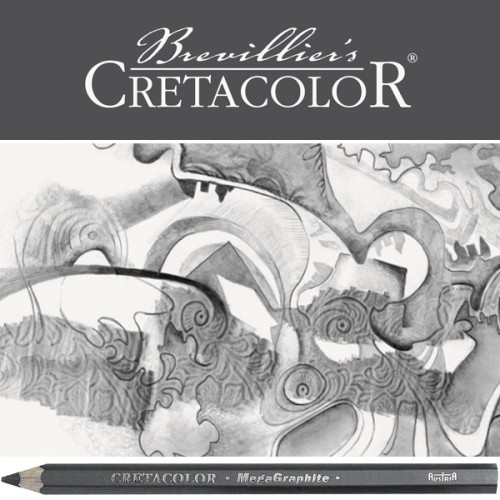 Μολύβι Σχεδιου Χονδρό Mega Graphite HB Cretacolor Μολύβι Σχεδιου Χονδρό Mega Graphite HB Cretacolor