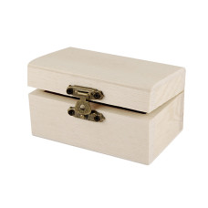 Διακοσμητικό Ξύλινο Μπαούλο 8,2x5,4x4,6 cm