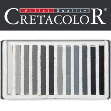 Σετ Καρέ Παστέλ 12τεμ Gray Cretacolor Σετ Καρέ Παστέλ 12τεμ Gray Cretacolor