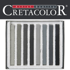 Σετ Καρέ Παστέλ 8τεμ Gray Cretacolor Σετ Καρέ Παστέλ 8τεμ Gray Cretacolor
