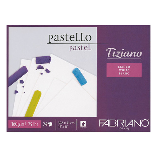 Μπλοκ Pastelo Λευκό 23x30,5cm 160gr 24φυλλο Fabriano Μπλοκ Pastelo Λευκό 23x30,5cm 160gr 24φυλλο Fabriano
