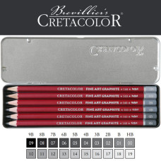 Μολύβια Σχεδίου Σετ 6τεμ CLEOS Fine Art Graphite Cretacolor Μολύβια Σχεδίου Σετ 6τεμ CLEOS Fine Art Graphite Cretacolor