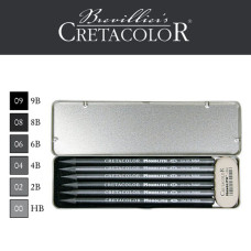 Γραφίτες Σετ Monolith Graphite 6+1τεμ Cretacolor Γραφίτες Σετ Monolith Graphite 6+1τεμ Cretacolor