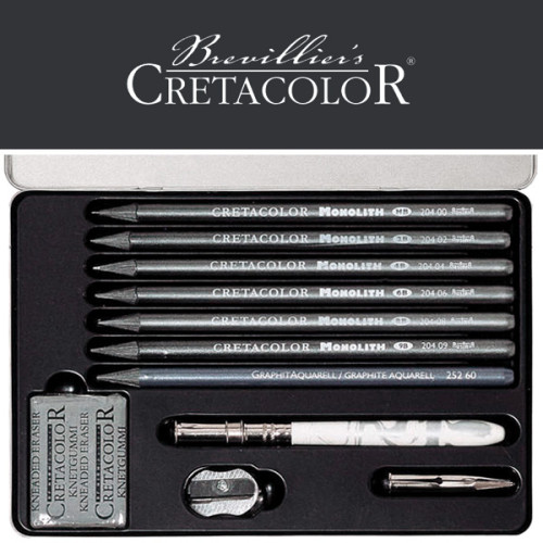 Γραφίτες Σετ Monolith Graphite 11τεμ Cretacolor Γραφίτες Σετ Monolith Graphite 11τεμ Cretacolor