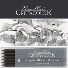 Μύτη 5,6mm Γραφίτης 2B 6τεμ Cretacolor Μύτη 5,6mm Γραφίτης 2B 6τεμ Cretacolor