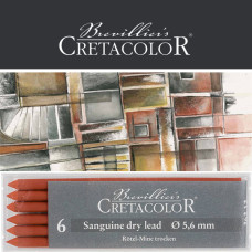 Μύτη 5,6mm Sanguine Dry 6τεμ Cretacolor Μύτη 5,6mm Sanguine Dry 6τεμ Cretacolor