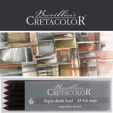Μύτη 5,6mm Sepia Dark Dry 6τεμ Cretacolor Μύτη 5,6mm Sepia Dark Dry 6τεμ Cretacolor