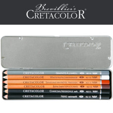 Μολύβια Σχεδίου Σετ Pocket 6τεμ Primo Basic Cretacolor Μολύβια Σχεδίου Σετ Pocket 6τεμ Primo Basic Cretacolor