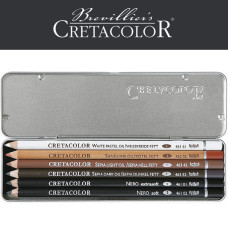 Μολύβια Σχεδίου Σετ 6τεμ Oil Pencil Cretacolor Μολύβια Σχεδίου Σετ 6τεμ Oil Pencil Cretacolor