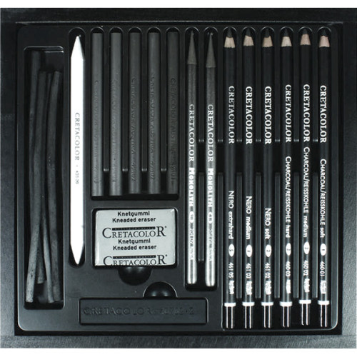 Σετ Black Box Charcoal & Drawing 20τεμ Cretacolor Σετ Black Box Charcoal & Drawing 20τεμ Cretacolor