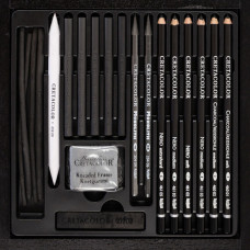 Σετ Black Box Charcoal & Drawing 20τεμ Cretacolor Σετ Black Box Charcoal & Drawing 20τεμ Cretacolor