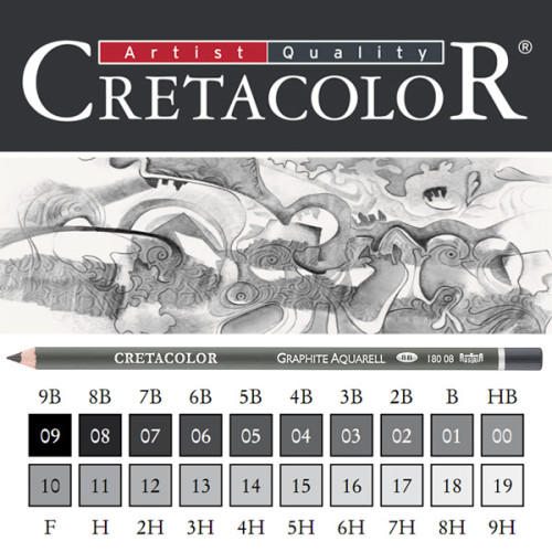 Μολύβι Σχεδίου 8B Graphite Aquarell Cretacolor Μολύβι Σχεδίου 8B Graphite Aquarell Cretacolor