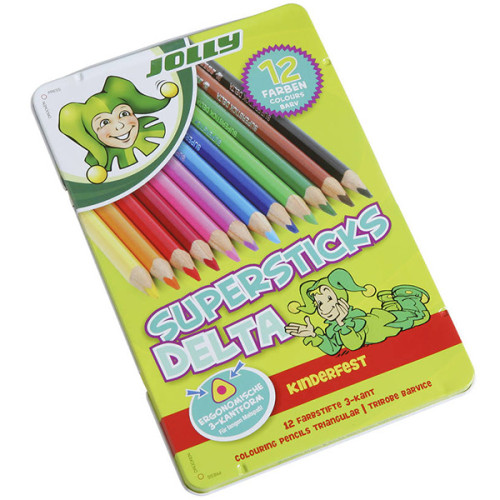 Σετ Μολύβια Supersticks Delta Μεταλλική Κασετίνα 12τεμ Jolly Σετ Μολύβια Supersticks Delta Μεταλλική Κασετίνα 12τεμ Jolly