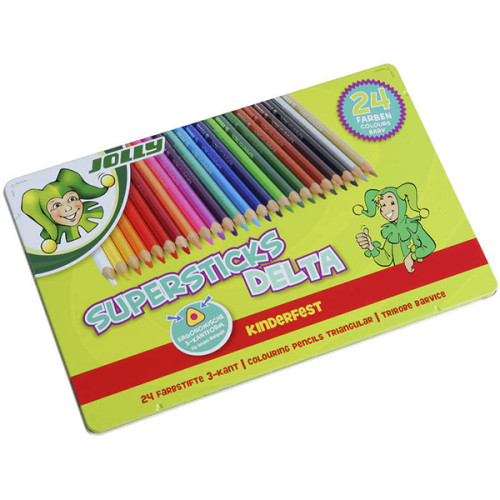 Σετ Μολύβια Supersticks Delta Μεταλλική Κασετίνα 24τεμ Jolly Σετ Μολύβια Supersticks Delta Μεταλλική Κασετίνα 24τεμ Jolly