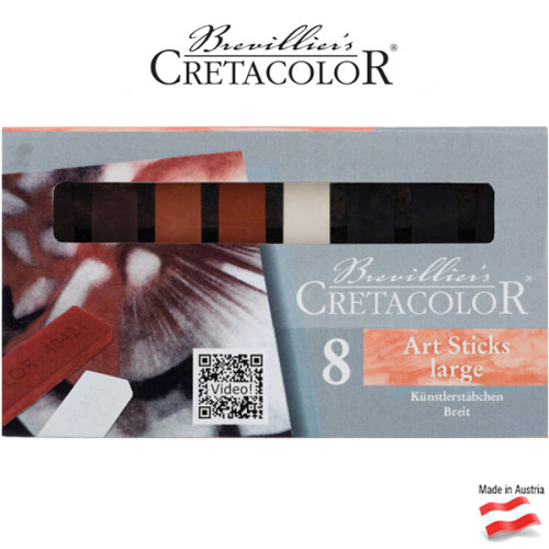 Art Stick Σετ 8τεμ 7x14mm Cretacolor Art Stick Σετ 8τεμ 7x14mm Cretacolor