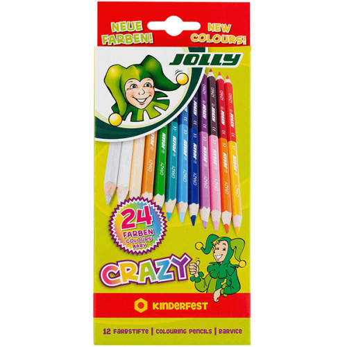 Σετ Μολύβια Supersticks Crazy Διπλά 12τεμ-24χρώματα Jolly Σετ Μολύβια Supersticks Crazy Διπλά 12τεμ-24χρώματα Jolly