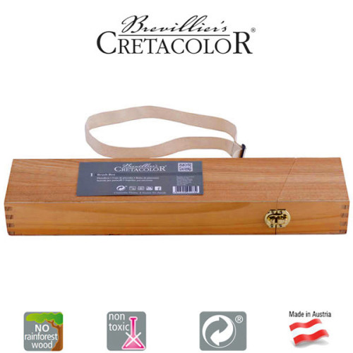 Θήκη Μεταφοράς Πινέλων Ξύλινη 45x5x9cm Cretacolor Θήκη Μεταφοράς Πινέλων Ξύλινη 45x5x9cm Cretacolor