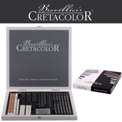 Σετ Black & White Box Graphite & Drawing 25τεμ Cretacolor Σετ Black & White Box Graphite & Drawing 25τεμ Cretacolor