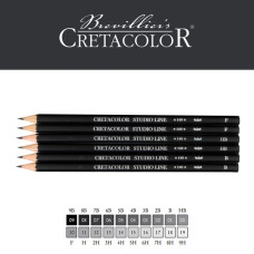 Μολύβια Σχεδίου Σετ 6τεμ Artist Studio Graphite Cretacolor Μολύβια Σχεδίου Σετ 6τεμ Artist Studio Graphite Cretacolor