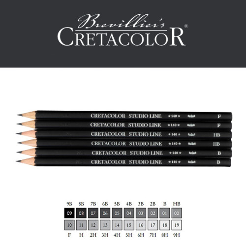 Μολύβια Σχεδίου Σετ 6τεμ Artist Studio Graphite Cretacolor Μολύβια Σχεδίου Σετ 6τεμ Artist Studio Graphite Cretacolor