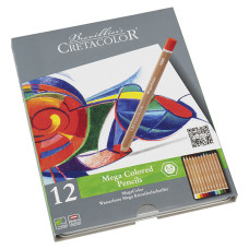 Σετ Μολύβια MEGA COLOR 12τεμ Cretacolor Σετ Μολύβια MEGA COLOR 12τεμ Cretacolor