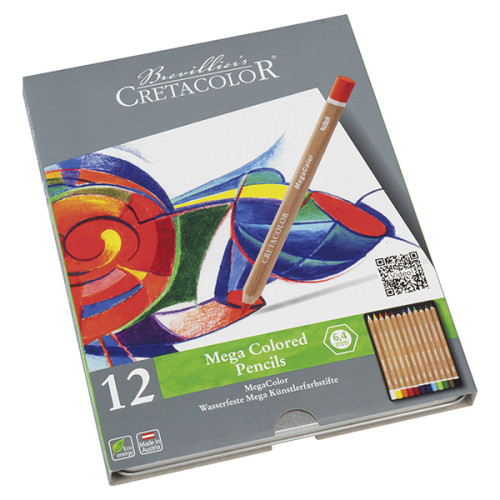 Σετ Μολύβια MEGA COLOR 12τεμ Cretacolor Σετ Μολύβια MEGA COLOR 12τεμ Cretacolor