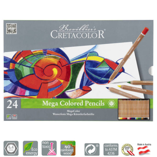 Σετ Μολύβια MEGA COLOR 24τεμ Cretacolor Σετ Μολύβια MEGA COLOR 24τεμ Cretacolor