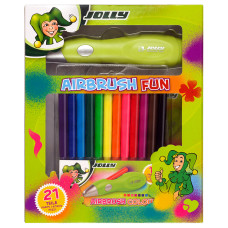 Αερογράφος Jolly Fun 12 Χρώματα + 7 Σετ Στένσιλ Αερογράφος Jolly Fun 12 Χρώματα + 7 Σετ Στένσιλ