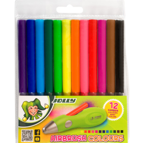 Αερογράφος Airbrush Fun (Ανταλλακτικά) Σετ 12 τμχ Jolly Αερογράφος Airbrush Fun (Ανταλλακτικά) Σετ 12 τμχ Jolly