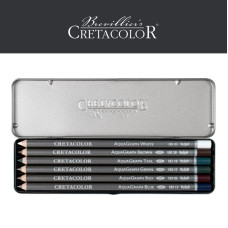 Μολύβια Σετ AquaGraph Pocket Box 6τεμ Cretacolor Μολύβια Σετ AquaGraph Pocket Box 6τεμ Cretacolor