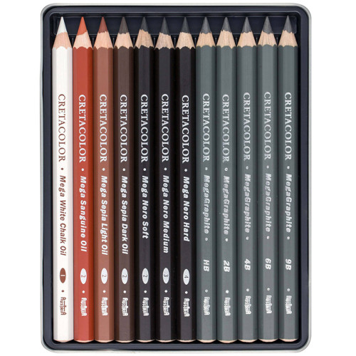 Σετ Μολύβια MEGA COLOR - The X-Sketch 12τεμ Cretacolor Σετ Μολύβια MEGA COLOR - The X-Sketch 12τεμ Cretacolor