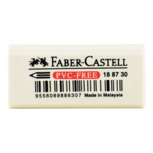 Σβήστρα PVC-Free Λευκή Faber-Castell