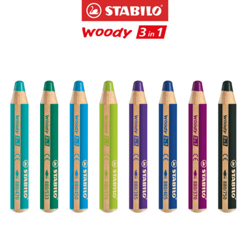 Μολύβια Woody 3 in 1 Stabilo Μολύβια Woody 3 in 1 Stabilo